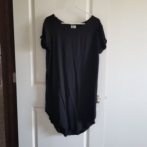 Black t shirt dress